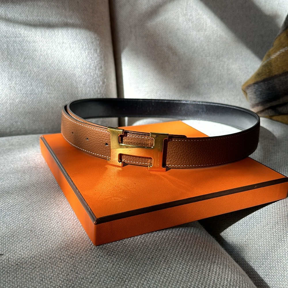 Hermès Leather Belt